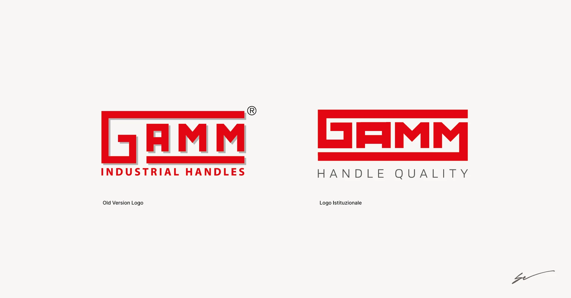 Comparazione logo versione Old e logo Istituzionale post rebranding Comparazione logo versione Old e logo Istituzionale post rebranding