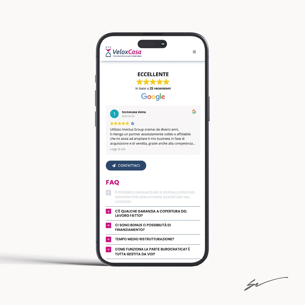 Landing page Google Ads