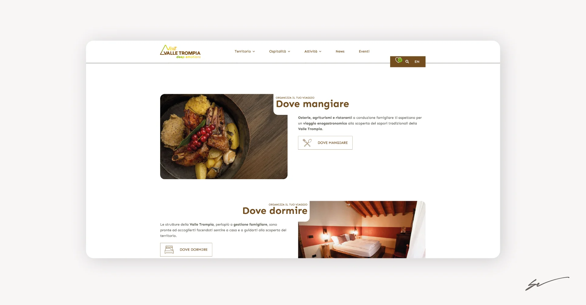 Realizzazione siti web vetrina