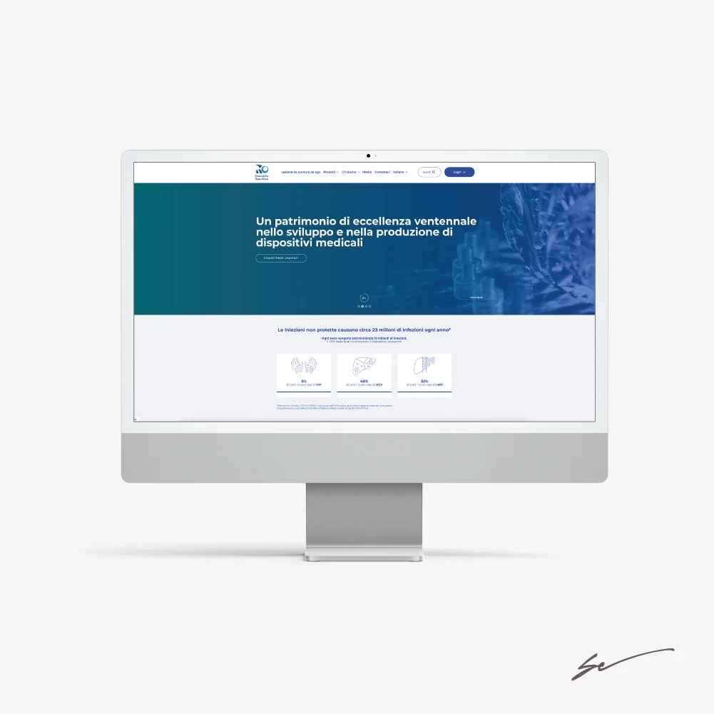 Sito web desktop