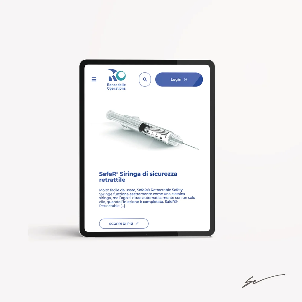 Sito web tablet Sito web tablet