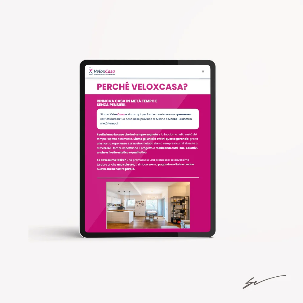 Sito web tablet Sito web tablet