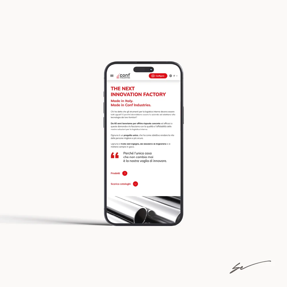 Sito web mobile Sito web mobile