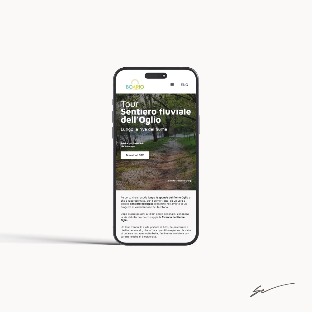 Sito web mobile