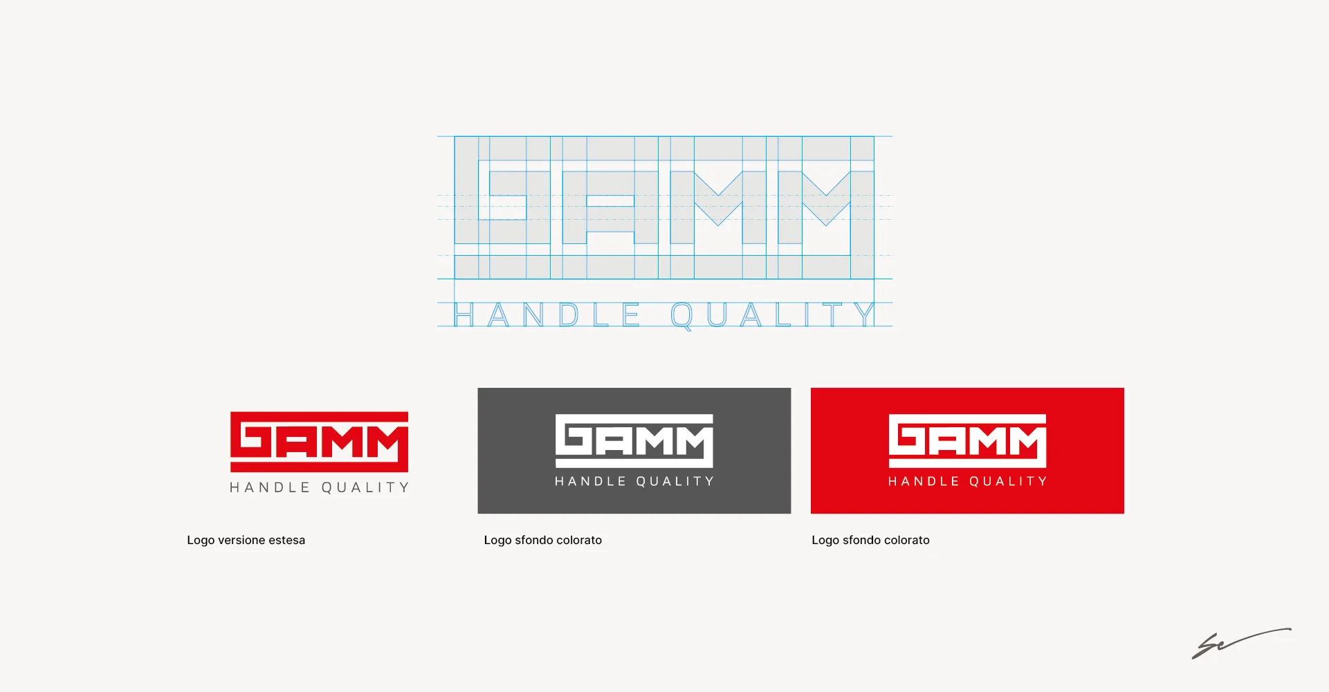 Rebranding logo versione su fondi colorati Rebranding logo versione su fondi colorati