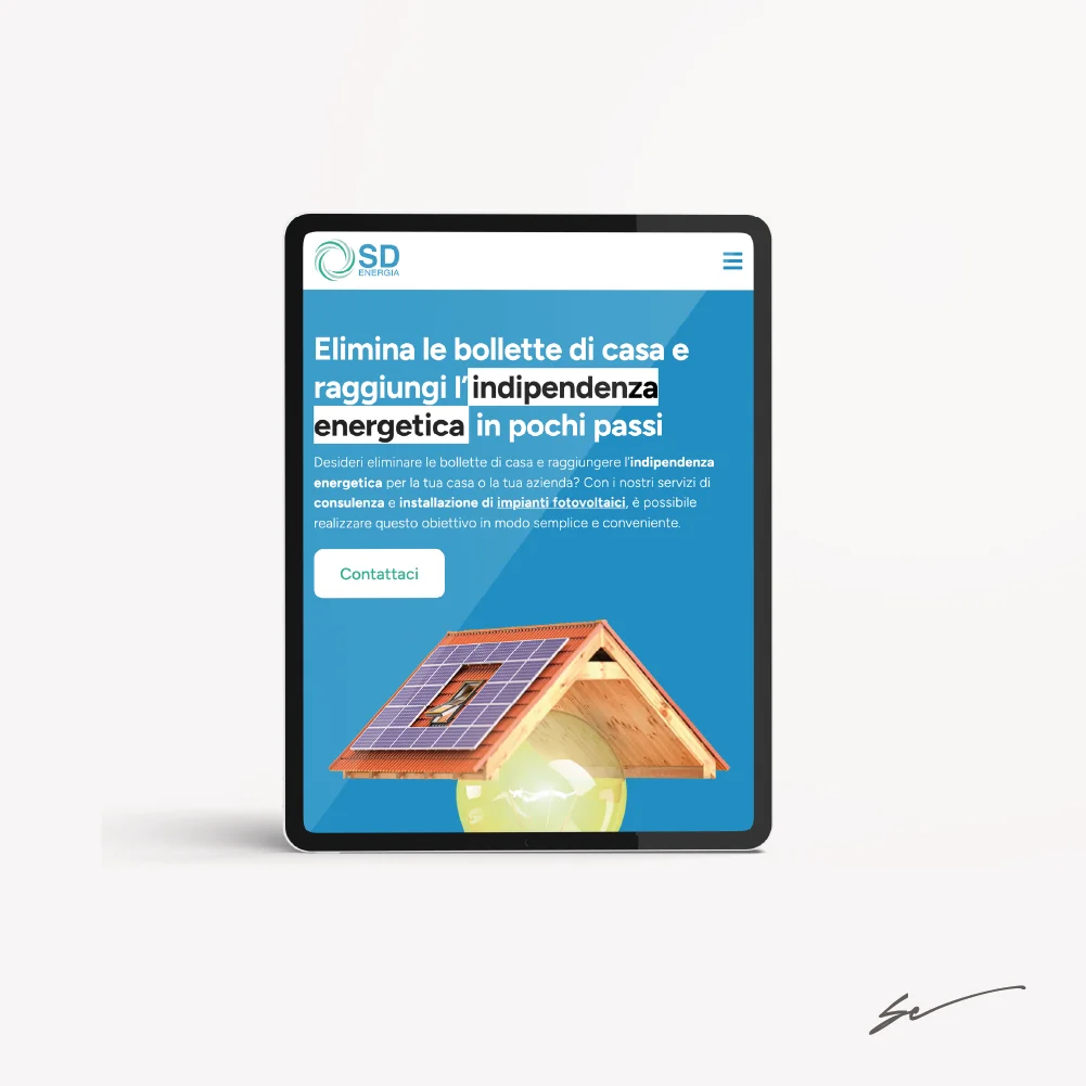 Sitoweb tablet Sitoweb tablet